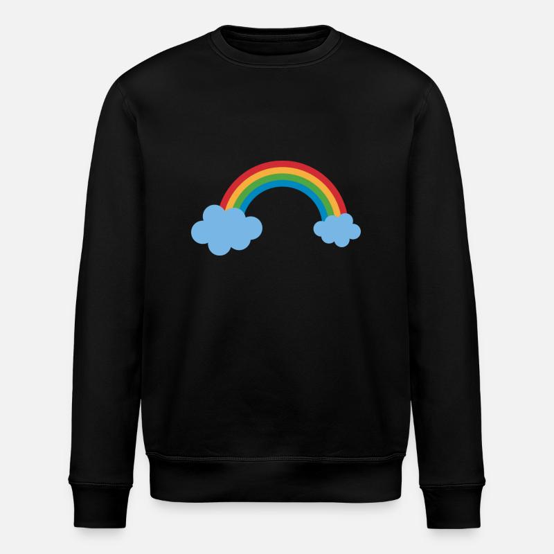 Rainbow - Stanley/Stella ROLLER Unisex Organic Sweatshirt - black