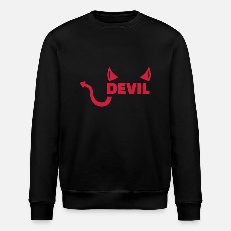 Devil - Stanley/Stella ROLLER Unisex Organic Sweatshirt - black