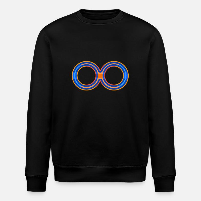 Otte uendeligheder 10 - Stanley/Stella økologisk unisex-sweatshirt ROLLER - sort