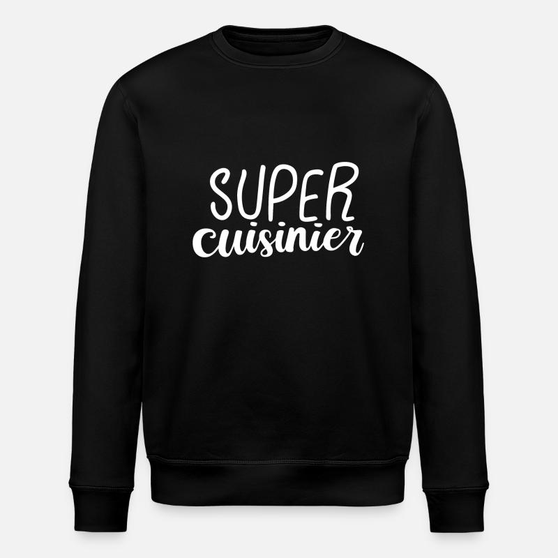 Super cuisinier - Sweat bio ROLLER Stanley/Stella Unisexe - noir