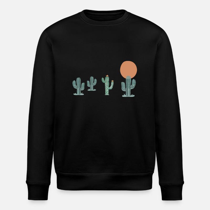 cactus boho - Sweat bio ROLLER Stanley/Stella Unisexe - noir