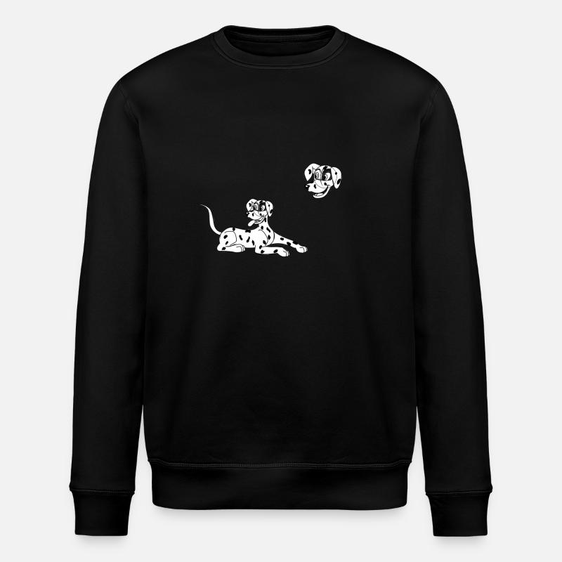 Dalmatiner - Stanley/Stella Unisex Bio-Sweatshirt ROLLER - Schwarz