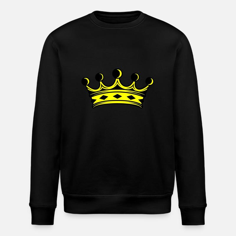 Couronne 2 - Sweat bio ROLLER Stanley/Stella Unisexe - noir
