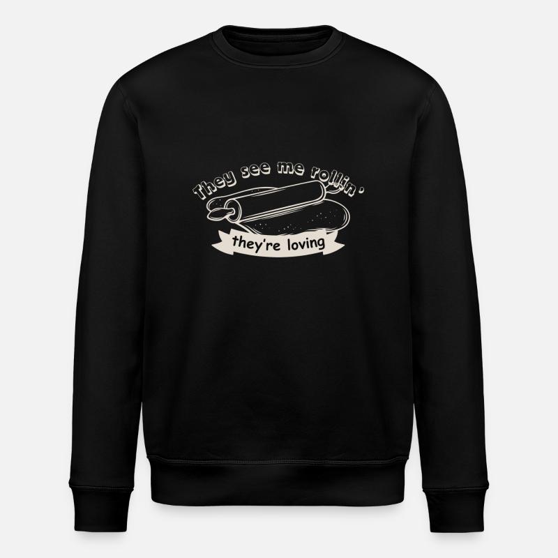 They see me rollin' - Stanley/Stella Unisex Bio-Sweatshirt ROLLER - Schwarz