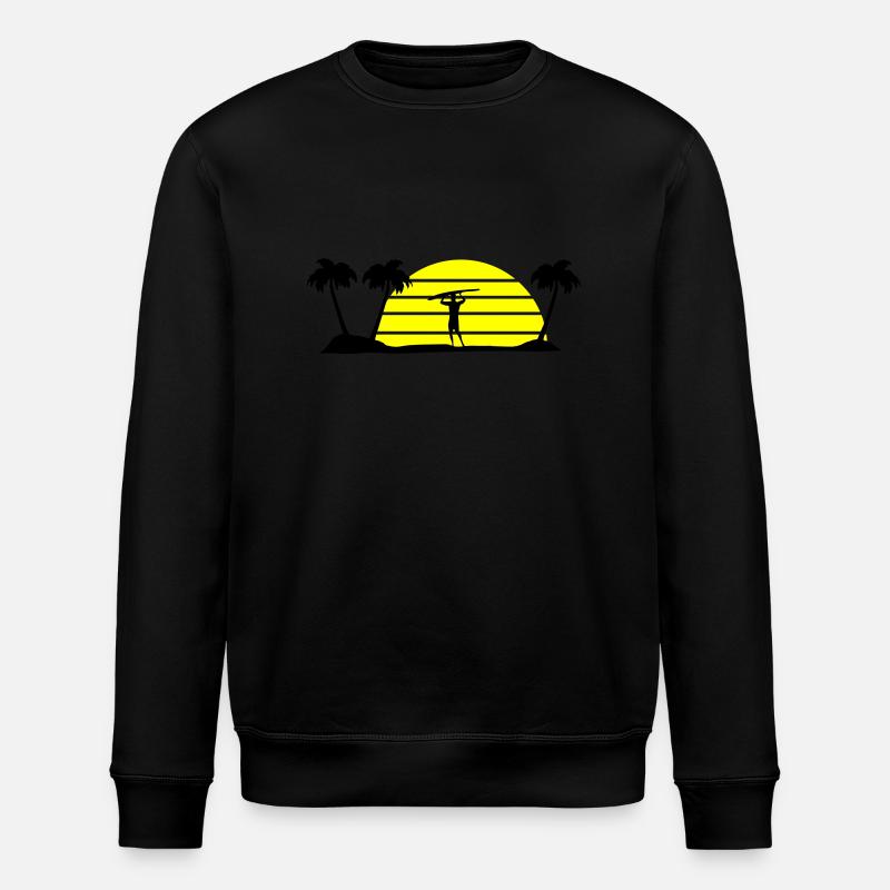 surf - Sweat bio ROLLER Stanley/Stella Unisexe - noir