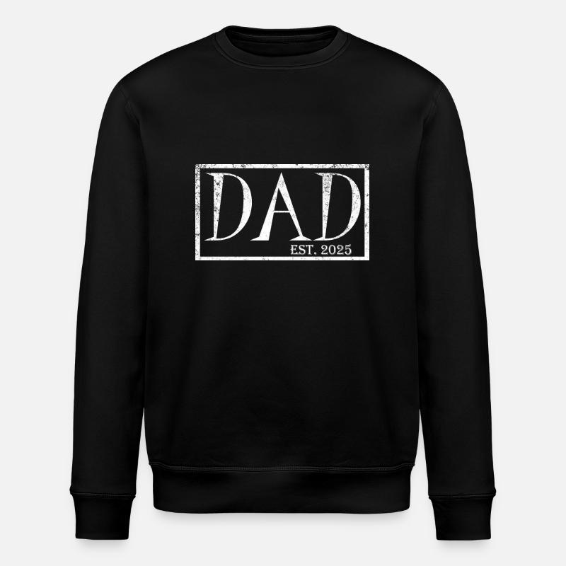 Dad est.2025 - Stanley/Stella Unisex Bio-Sweatshirt ROLLER - Schwarz