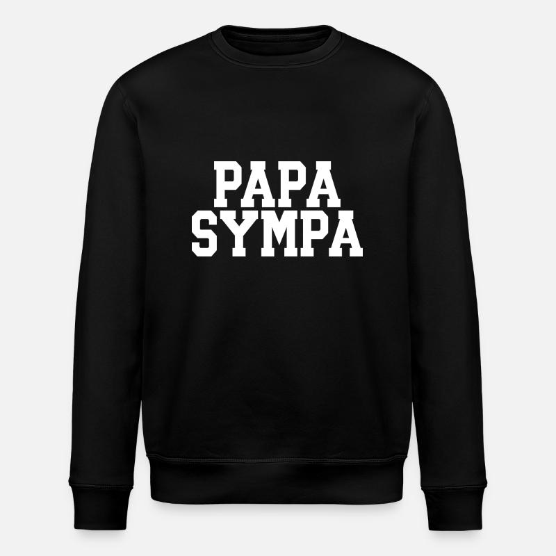 Papa Sympa - Sweat bio ROLLER Stanley/Stella Unisexe - noir