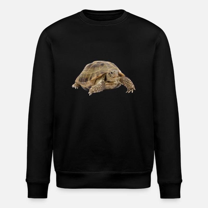 turtle tortoise animals animals7 - Stanley/Stella ROLLER Unisex Organic Sweatshirt - black