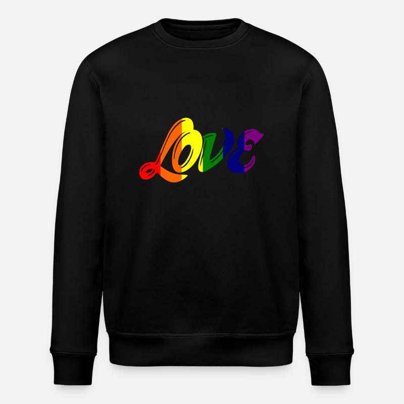 amour de fierté - Sweat bio ROLLER Stanley/Stella Unisexe - noir