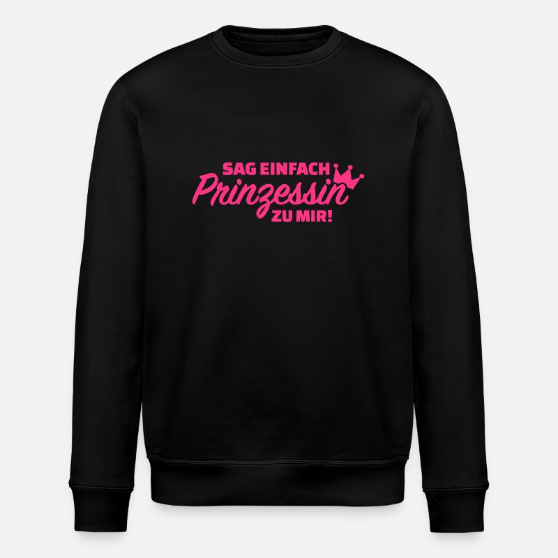 Prinzessin - Stanley/Stella Unisex Bio-Sweatshirt ROLLER - Schwarz