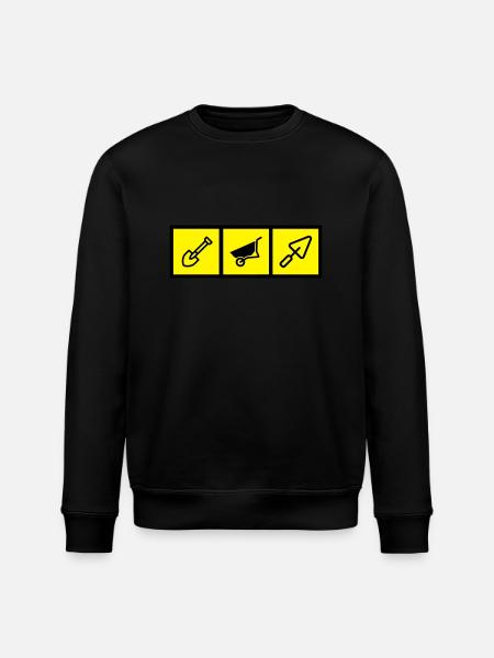 Maçon / Maçonnerie / Construction / Chantier - Sweat bio ROLLER Stanley/Stella Unisexe - noir
