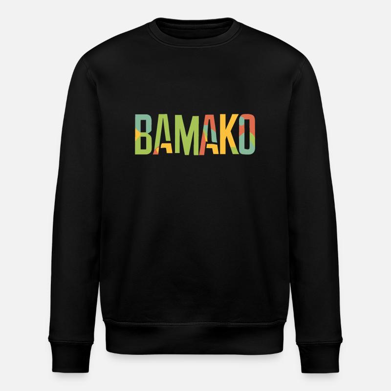 Bamako - Sweat bio ROLLER Stanley/Stella Unisexe - noir