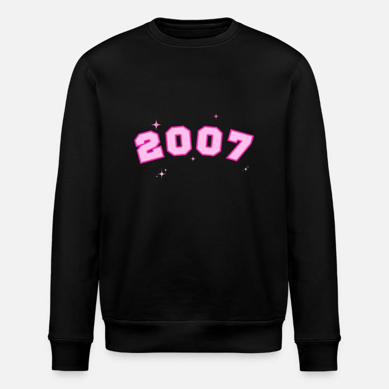 2007 Rose Étoile - Stanley/Stella ROLLER Unisex Organic Sweatshirt - black