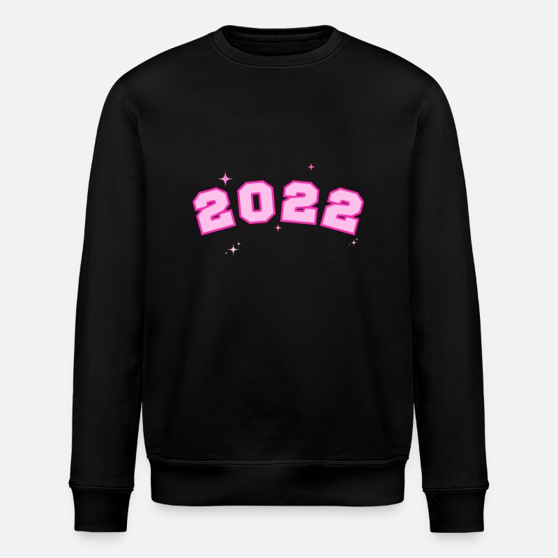 2022 Pink Star - Stanley/Stella ROLLER Unisex Organic Sweatshirt - black