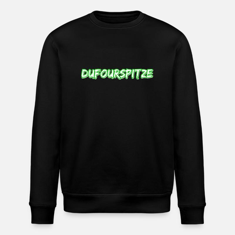 Dufourspitze - Stanley/Stella ROLLER Unisex Organic Sweatshirt - black