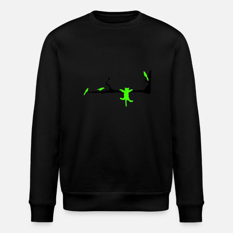catvogel - Stanley/Stella Unisex Bio-Sweatshirt ROLLER - Schwarz