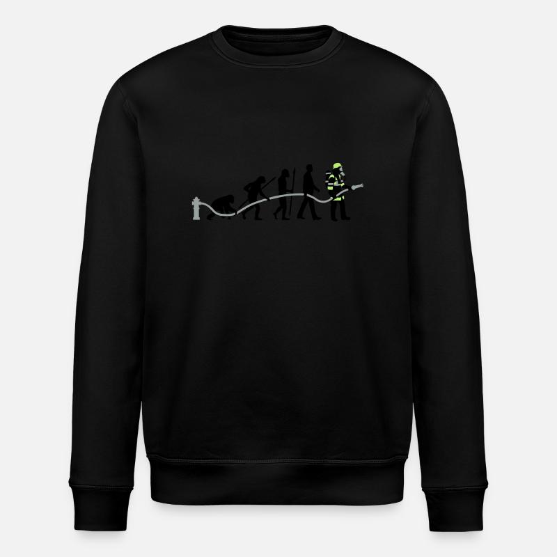 evolution_feuerwehrmann_032015_a_3c - Stanley/Stella Unisex Bio-Sweatshirt ROLLER - Schwarz