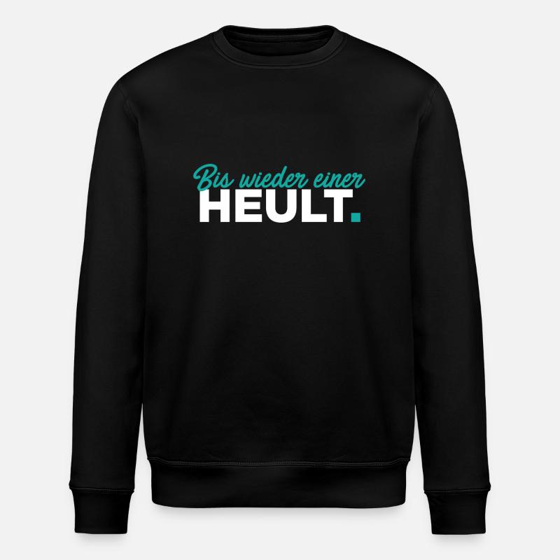 Bis wieder einer heult - Stanley/Stella Unisex Bio-Sweatshirt ROLLER - Schwarz