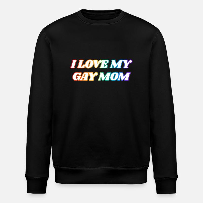 Ich liebe meine schwule Mutter - Stanley/Stella Unisex Bio-Sweatshirt ROLLER - Schwarz