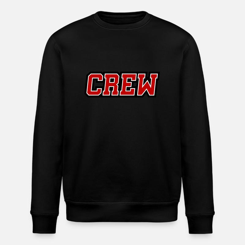 Crew - Stanley/Stella ROLLER Unisex Organic Sweatshirt - black