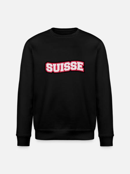 Suisse Design - Stanley/Stella ROLLER Unisex Organic Sweatshirt - black