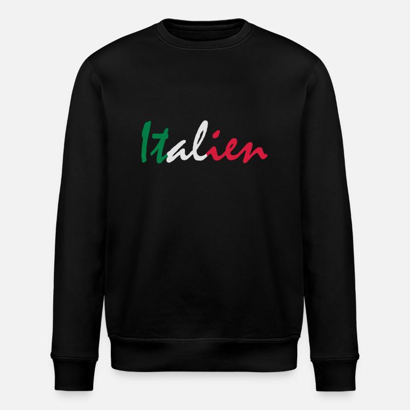 Italien - Stanley/Stella Unisex Bio-Sweatshirt ROLLER - Schwarz
