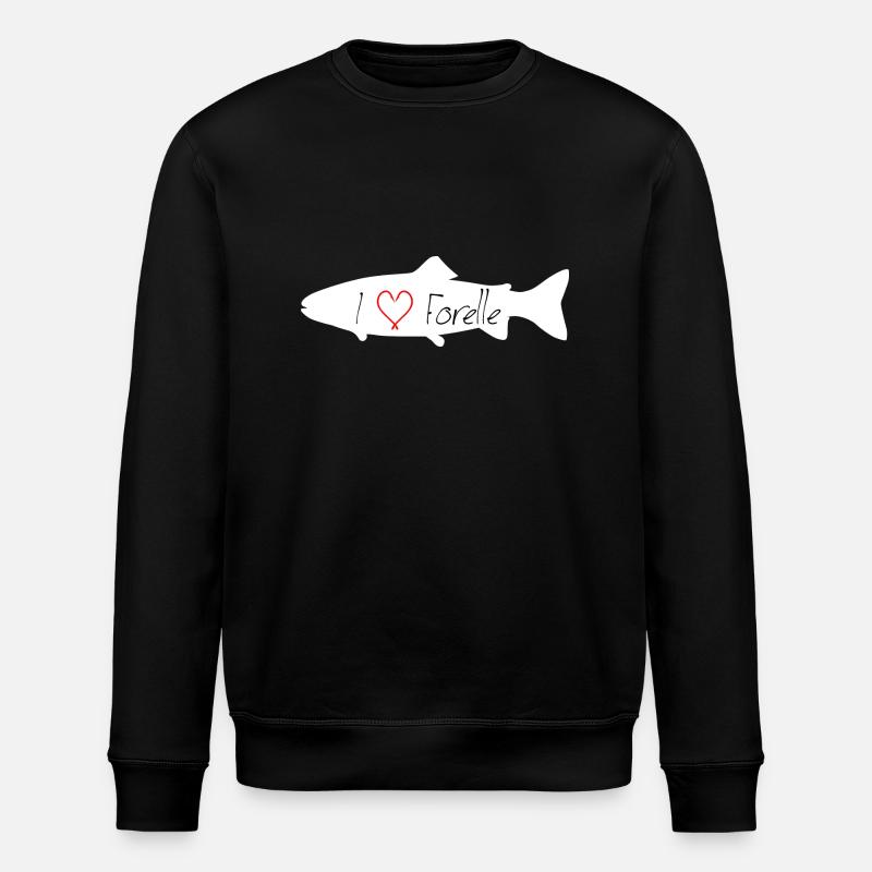 J’adore Truite Blanche - Sweat bio ROLLER Stanley/Stella Unisexe - noir