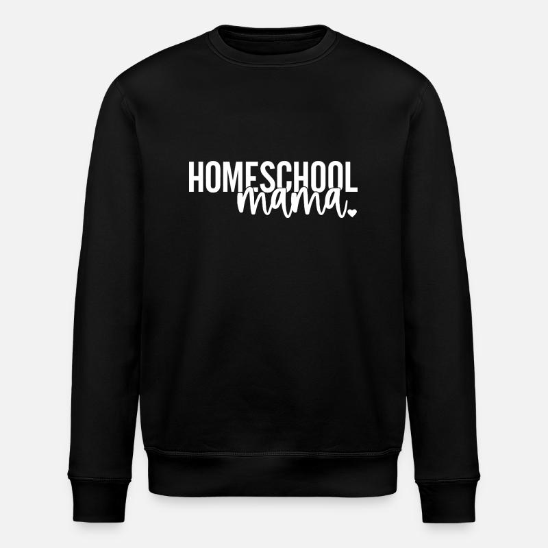 Empowered Homeschool Mama Style - Stanley/Stella ROLLER Unisex Organic Sweatshirt - black