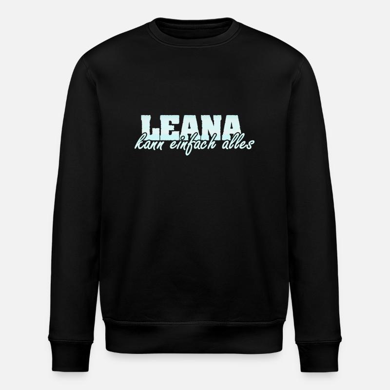 Frau Leana - Stanley/Stella Unisex Bio-Sweatshirt ROLLER - Schwarz
