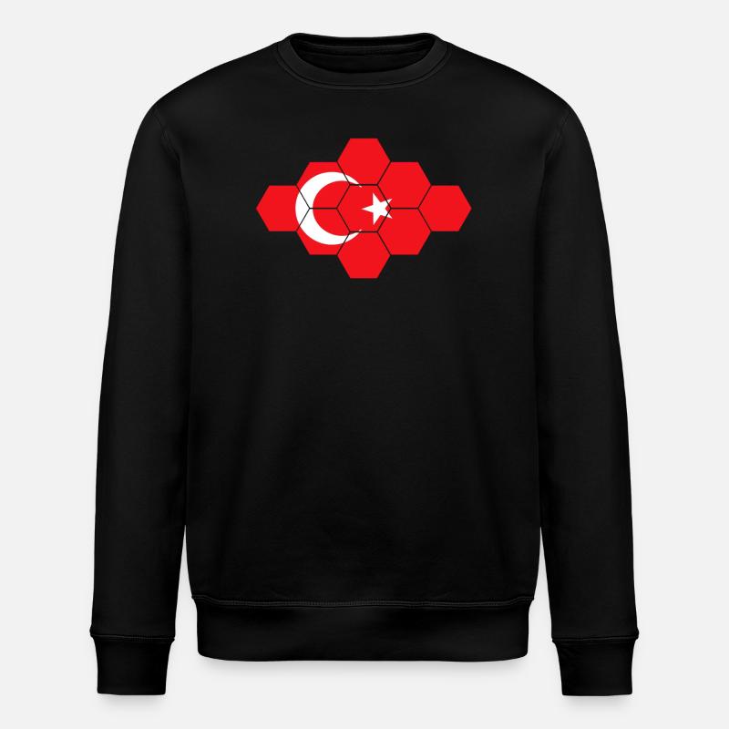 Türkei - Stanley/Stella Unisex Bio-Sweatshirt ROLLER - Schwarz