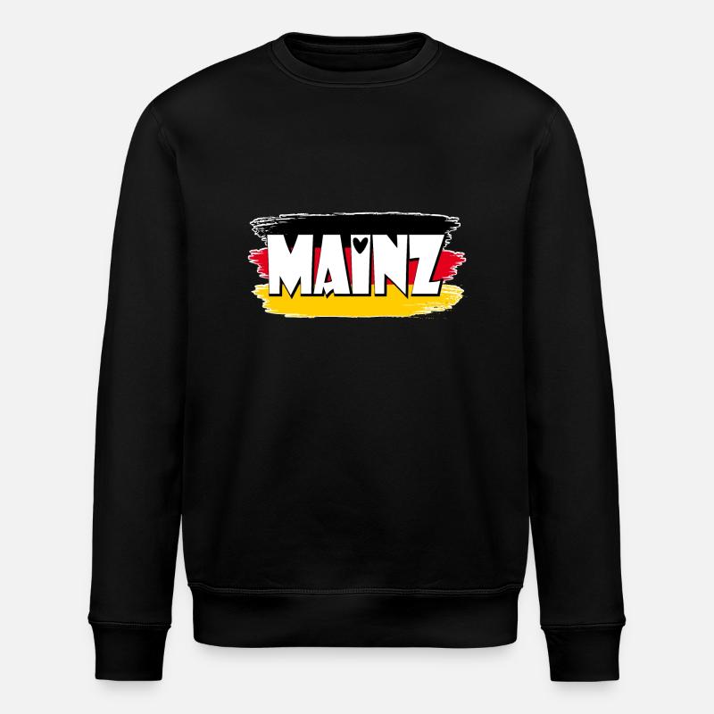 Drapeau de Mayence, Allemagne - Sweat bio ROLLER Stanley/Stella Unisexe - noir