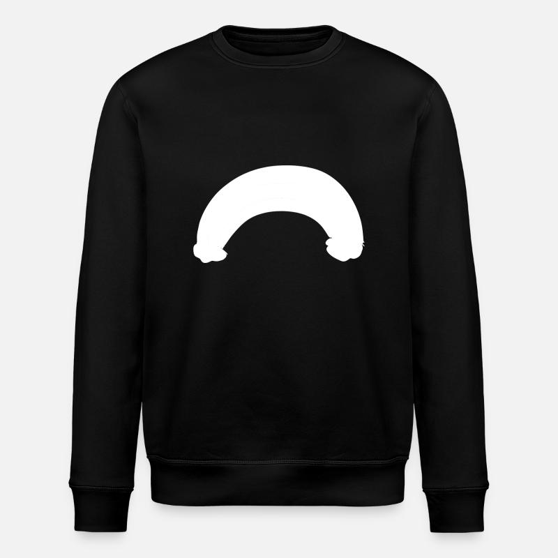 bogen symbol linie - Stanley/Stella Unisex Bio-Sweatshirt ROLLER - Schwarz