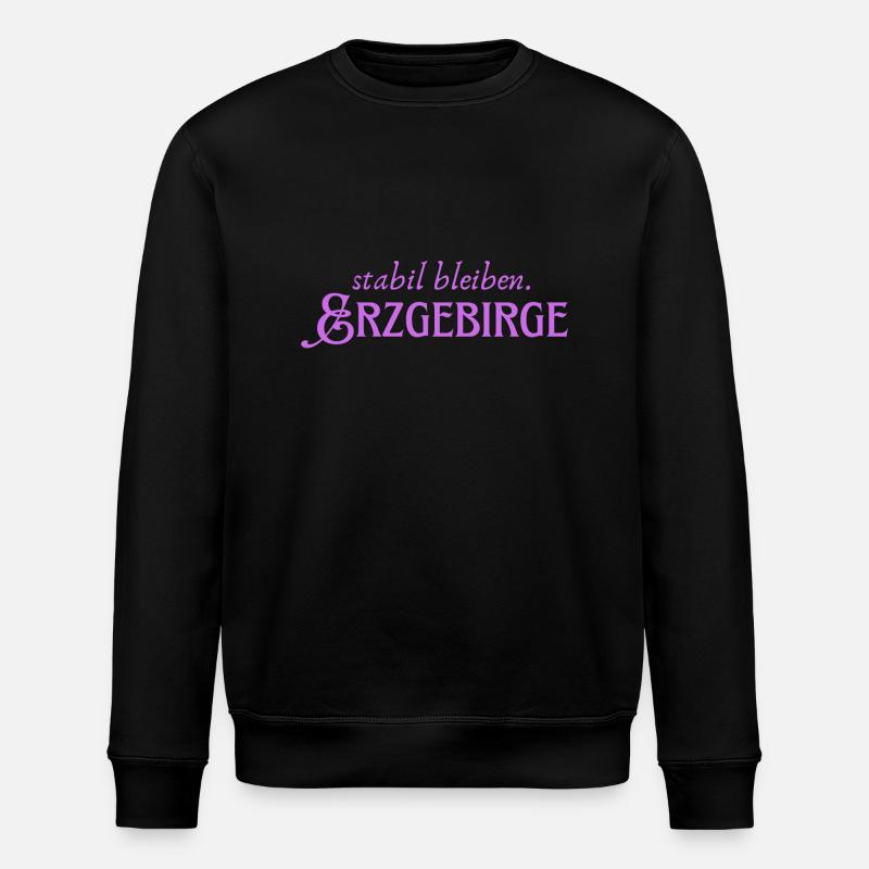 Rester stable Erzgebirge - Sweat bio ROLLER Stanley/Stella Unisexe - noir