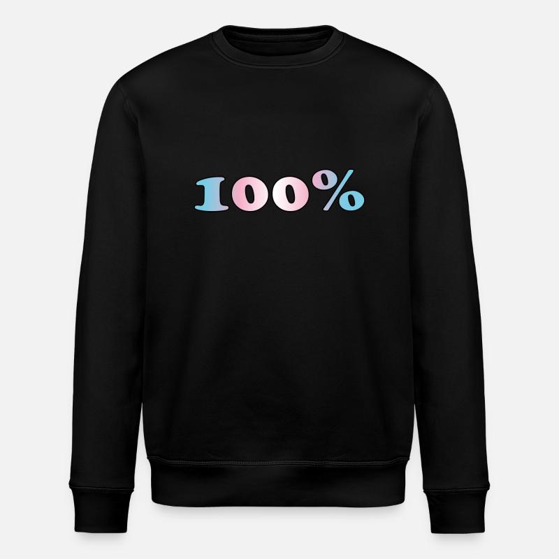 100 Prozent trans - Stanley/Stella Unisex Bio-Sweatshirt ROLLER - Schwarz