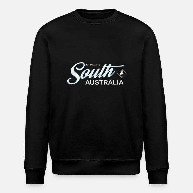 EXPLORE SOUTH AUSTRALIA - Stanley/Stella ROLLER Unisex Organic Sweatshirt - black