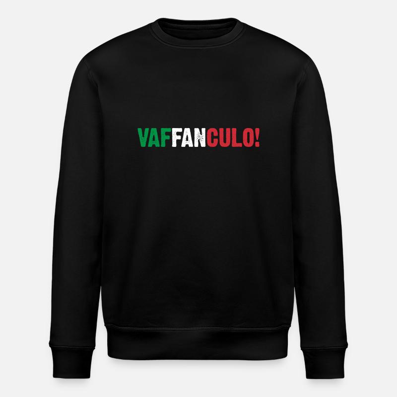 Italie Vaffanculo italien - Sweat bio ROLLER Stanley/Stella Unisexe - noir