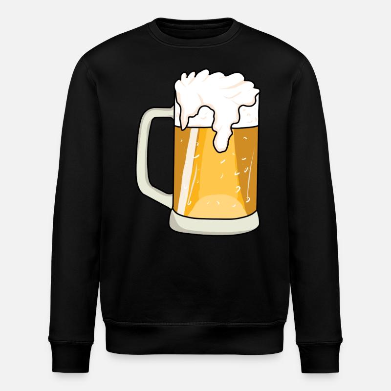 Bière - Sweat bio ROLLER Stanley/Stella Unisexe - noir