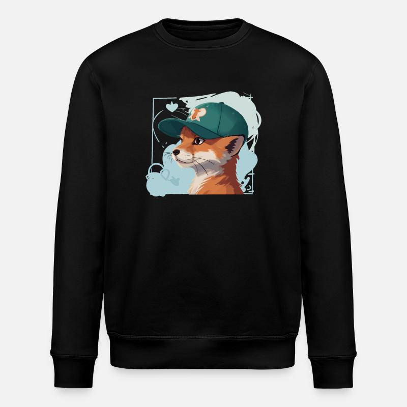 Cooler Fuchs - Stanley/Stella Unisex Bio-Sweatshirt ROLLER - Schwarz