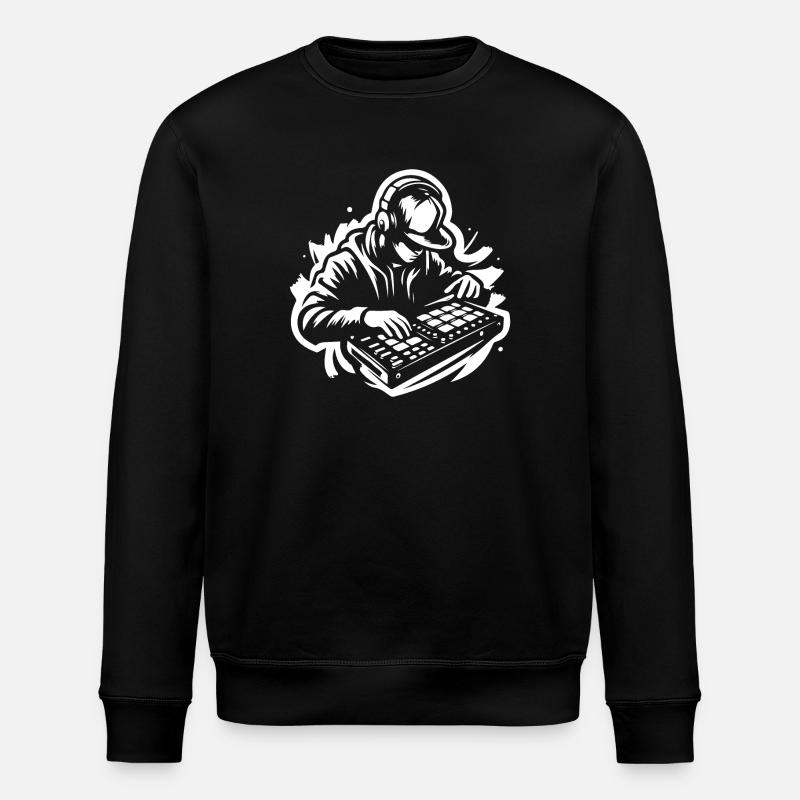 Beatmaker - Stanley/Stella ROLLER Unisex Organic Sweatshirt - black