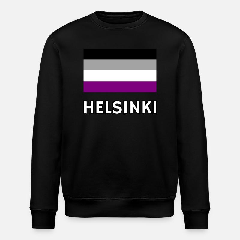 Asexualité Pride Drapeau Helsinki - Sweat bio ROLLER Stanley/Stella Unisexe - noir