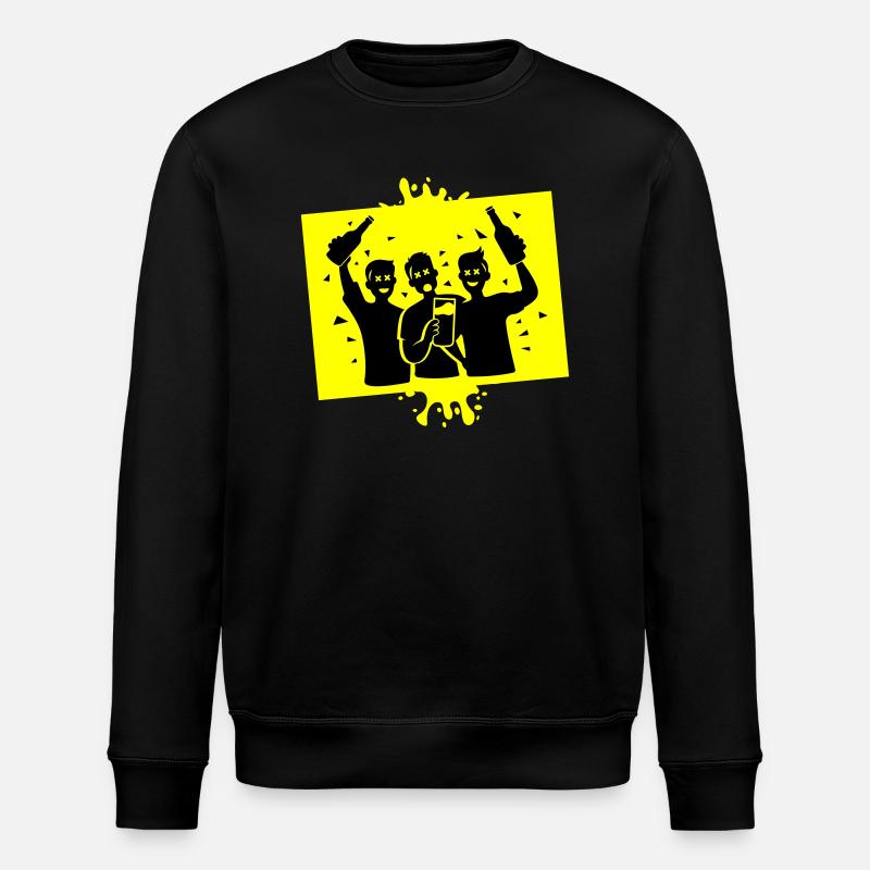 Party Bachelor Party Team - Stanley/Stella ROLLER Unisex Organic Sweatshirt - black