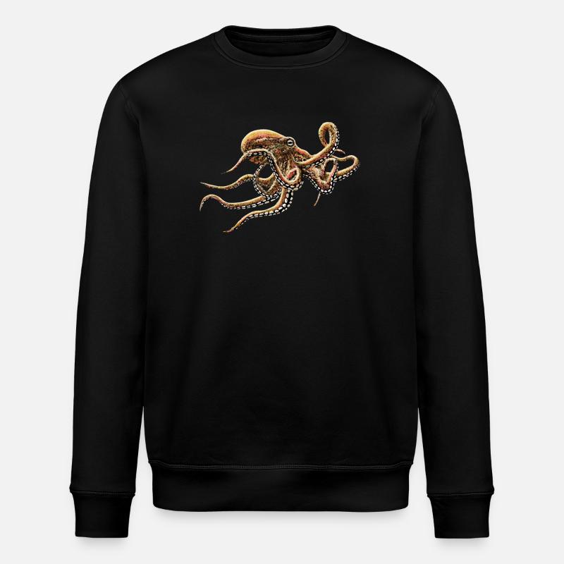 OCTOPUS - Stanley/Stella ROLLER Unisex Organic Sweatshirt - black