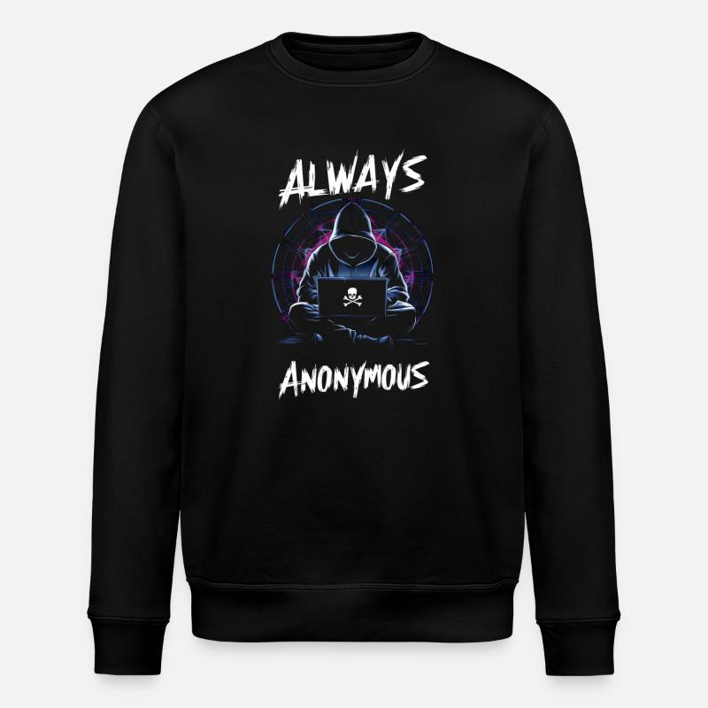 Always Anonymous - Stanley/Stella ROLLER Unisex Organic Sweatshirt - black