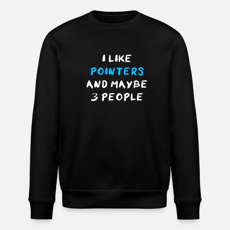 Pointer - Stanley/Stella Unisex Bio-Sweatshirt ROLLER - Schwarz