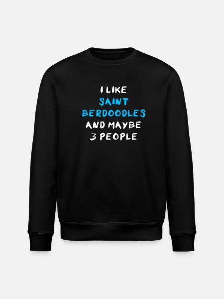 Saint Berdoodle - Stanley/Stella ROLLER Unisex Organic Sweatshirt - black