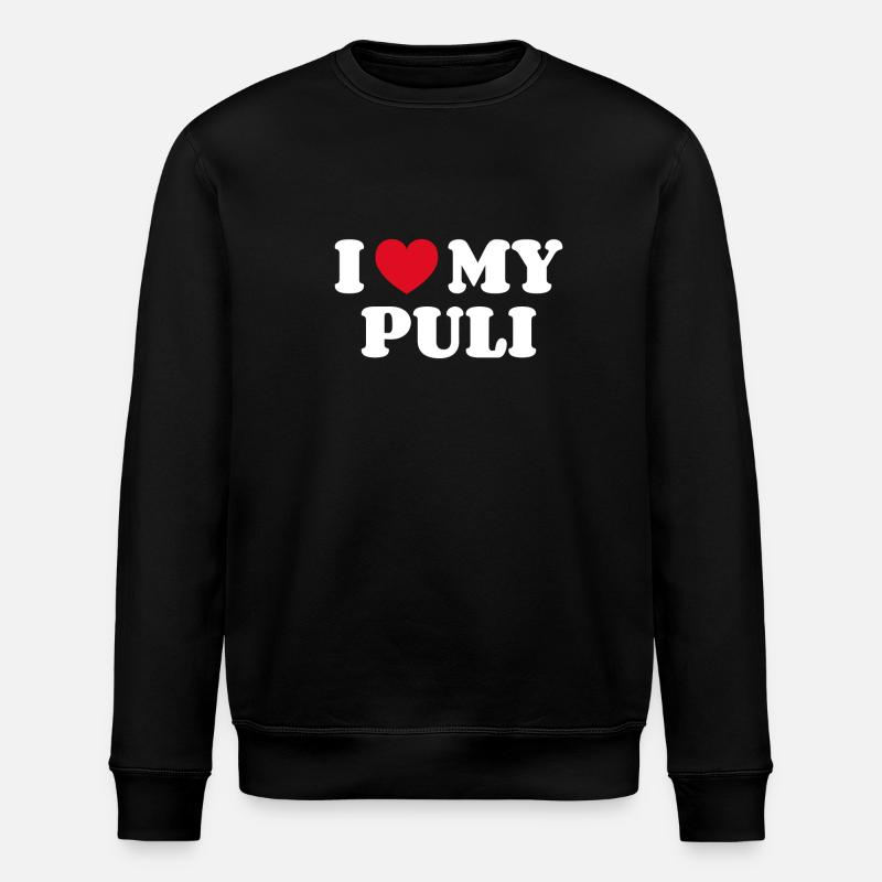 J’aime mon Puli - Sweat bio ROLLER Stanley/Stella Unisexe - noir