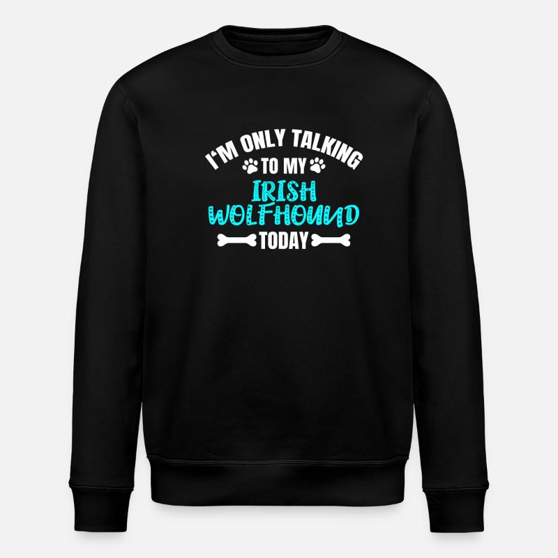 Irish Wolfhound - Sweat bio ROLLER Stanley/Stella Unisexe - noir