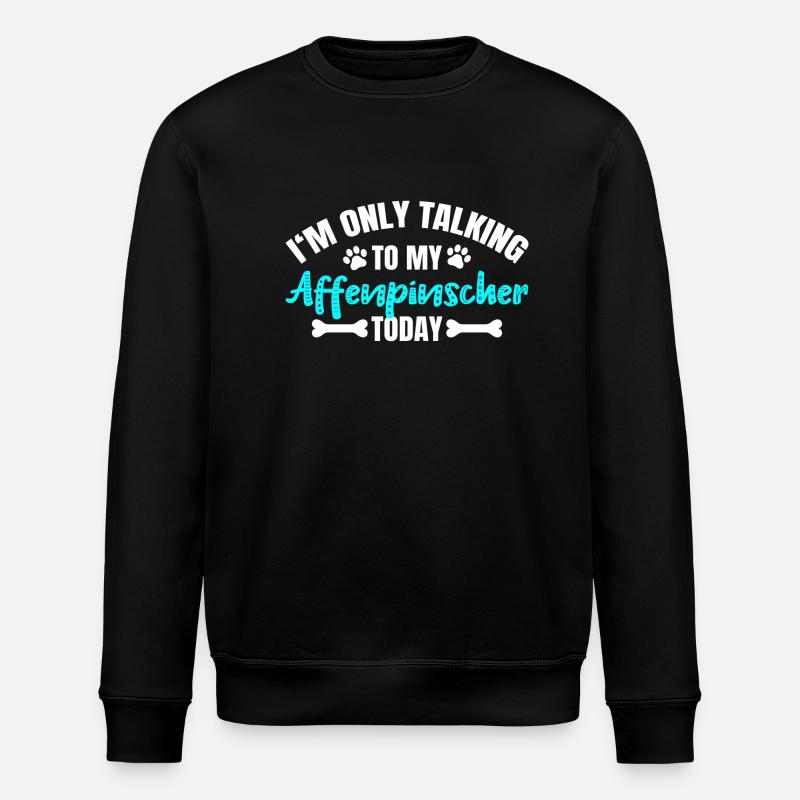 Affenpinscher - Stanley/Stella ROLLER Unisex Organic Sweatshirt - black