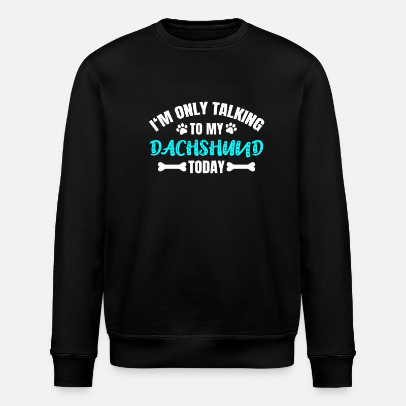 Dachshund Dackel - Stanley/Stella Unisex Bio-Sweatshirt ROLLER - Schwarz
