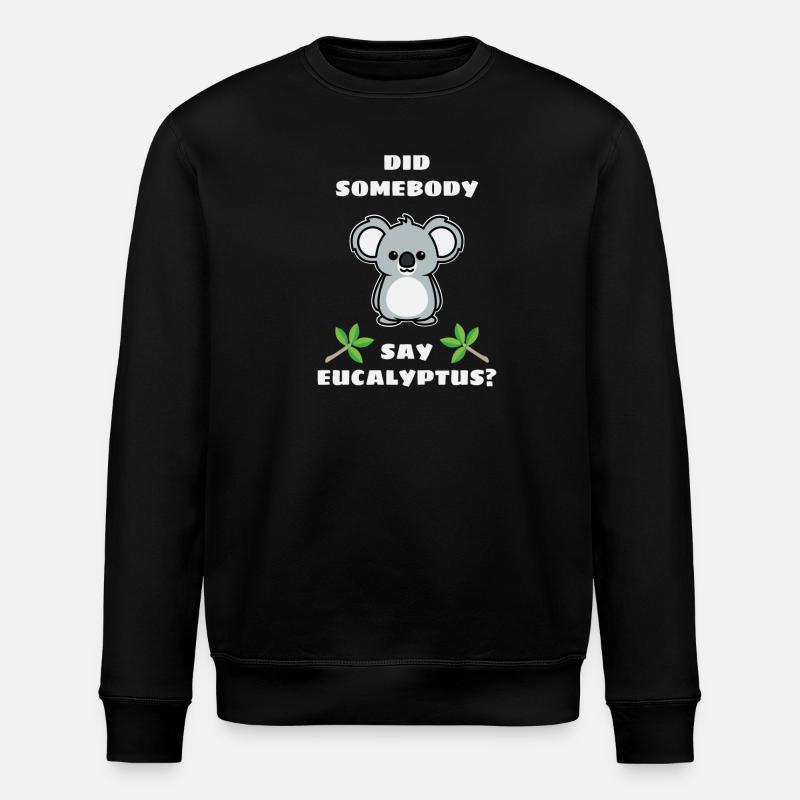 Koala - Stanley/Stella Unisex Bio-Sweatshirt ROLLER - Schwarz